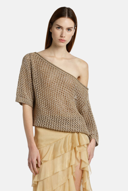 Перфорированный пуловер Caligiana (Fashion Show)