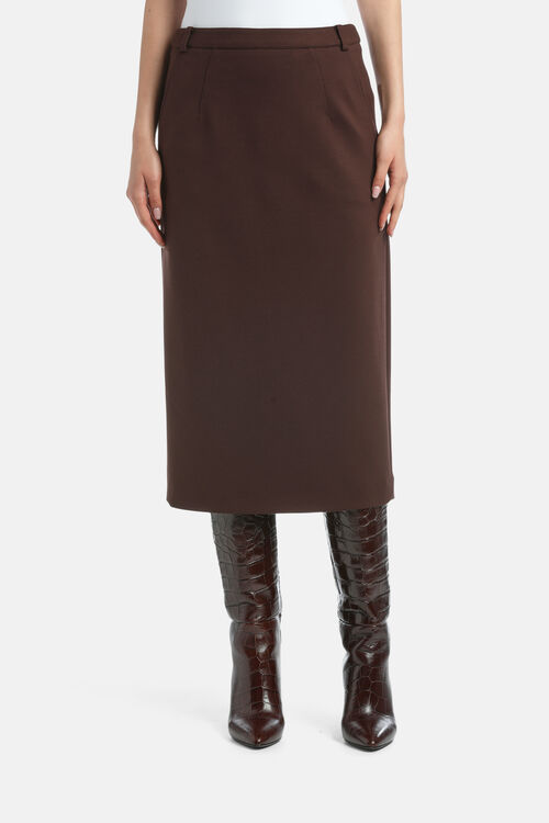 Юбка FATE коричневого цвета
