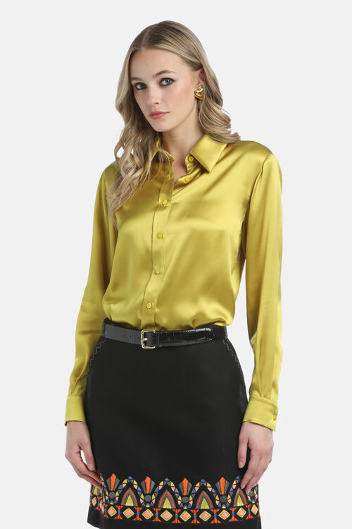 Блуза LATTERIA  цвет лайма