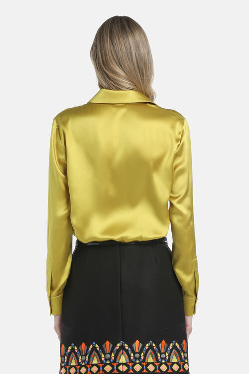 Блуза LATTERIA  цвет лайма