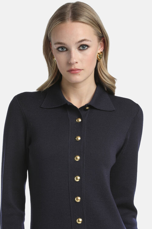 Платье MATTEUCCI  в синем цвете