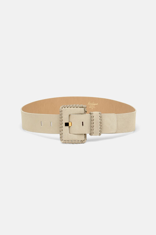 Ремень DOMATA молочный