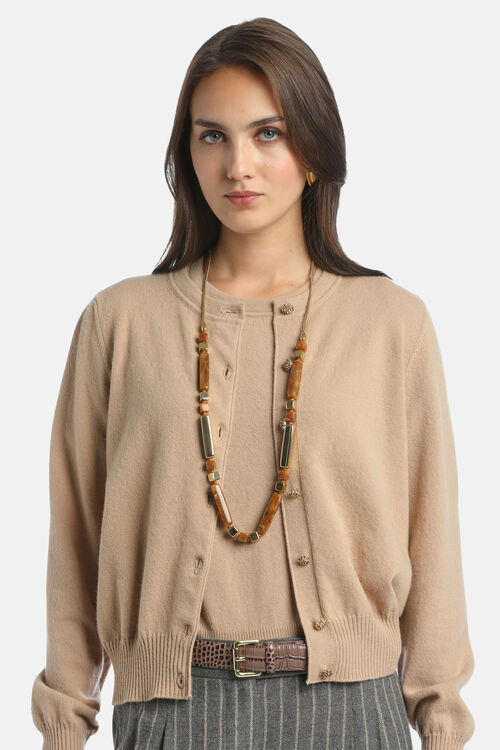 Бусы NOVALESA ржаво-золотой