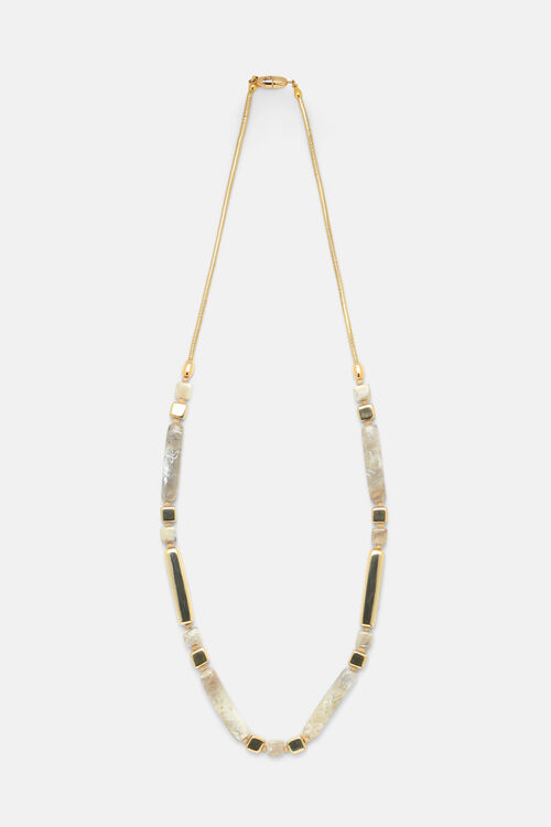 Бусы NOVALESA кремово-золотой